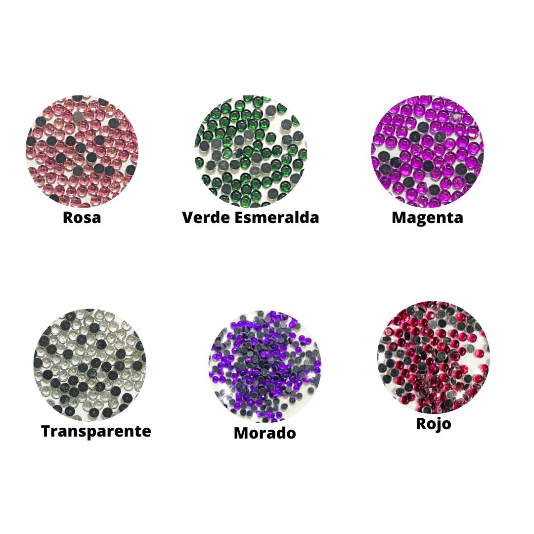 Piedra Vidrio Termoadhesiva 5mm