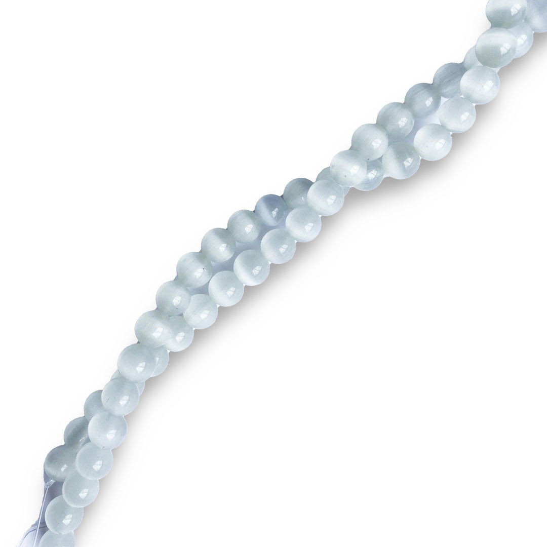 Piedra Imitación Ojo de Gato Blanco