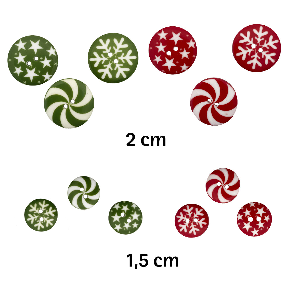 Botones Navideños