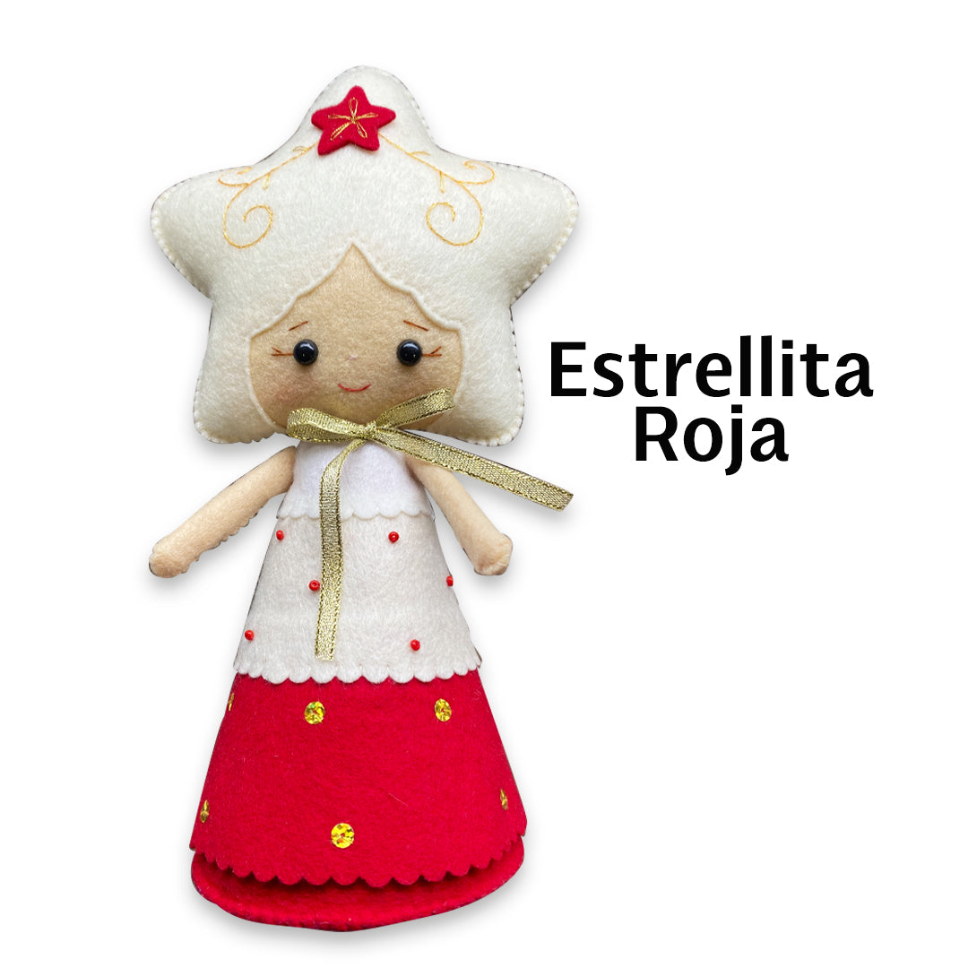 Estrellita de Navidad Roja