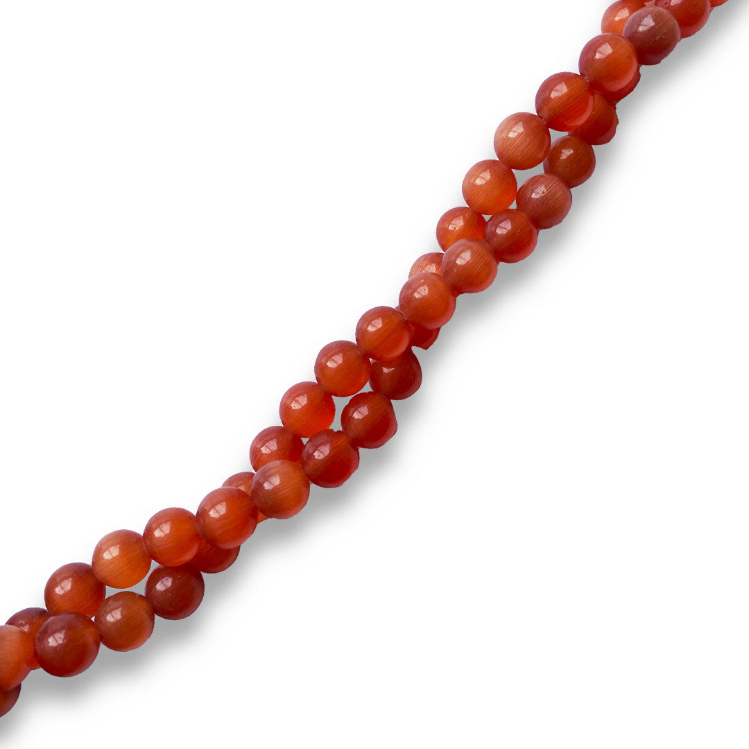 Piedra Imitación Ojo de Gato Rojo