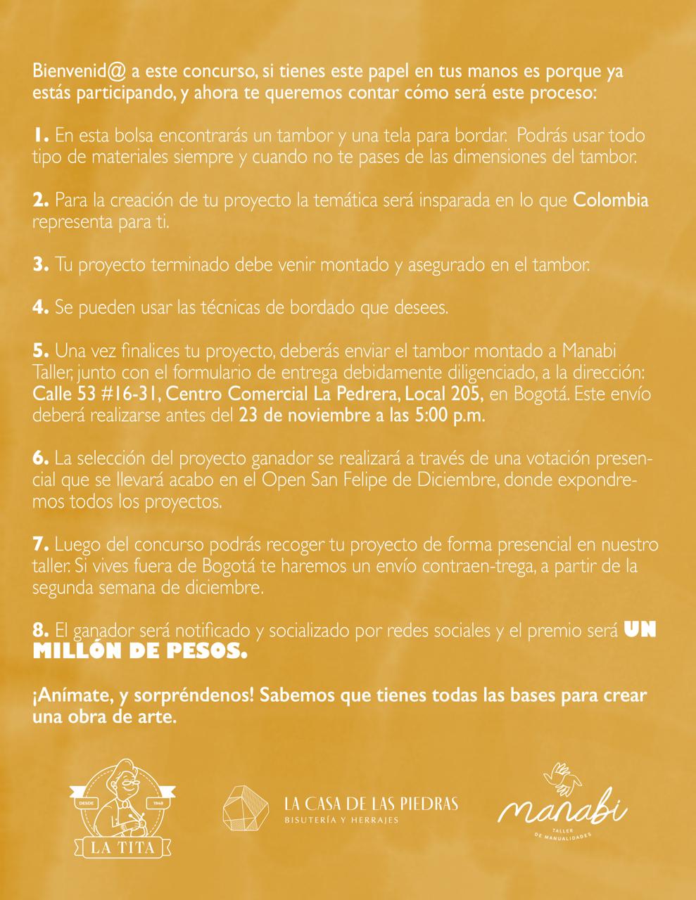 Kit Concurso de Bordado