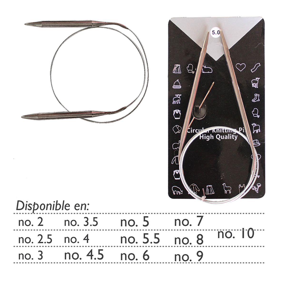 Aguja Circular Por 80 Cms