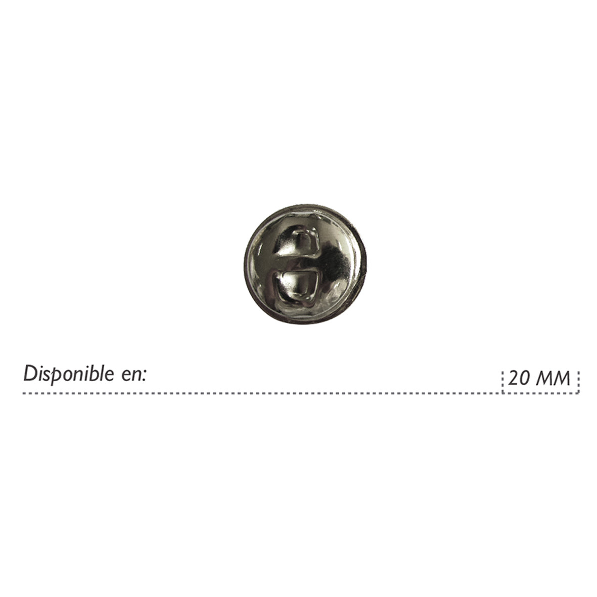 Cascabel Plano Plateado