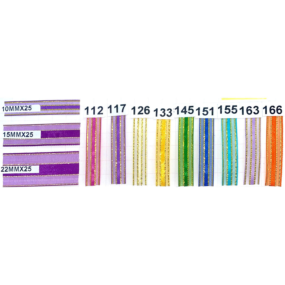 Cinta Organza 4 Lurex