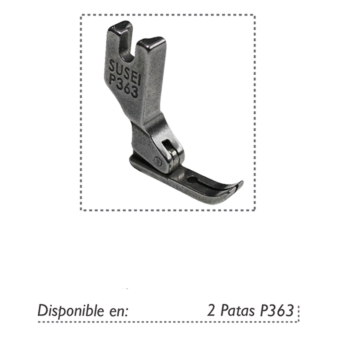 Pie Guia Cremallera Industrial 2 Patas