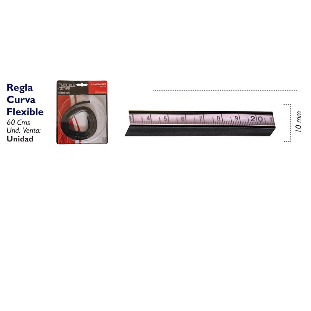 Regla Curva Flexible