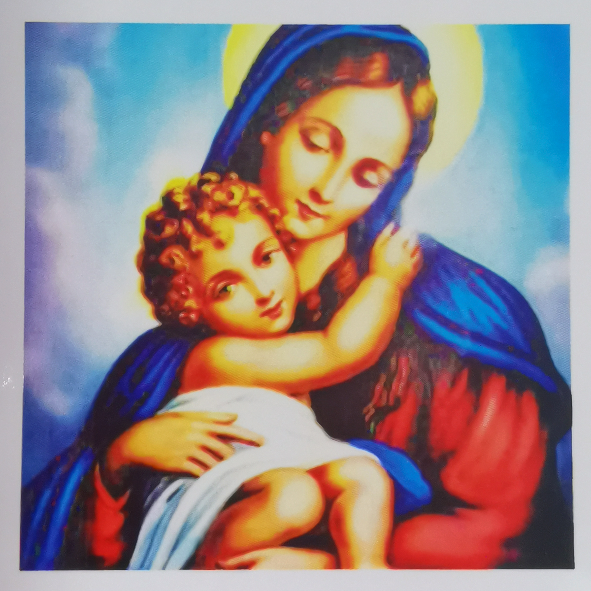 Kit Punto de Cruz Diamantes Virgen