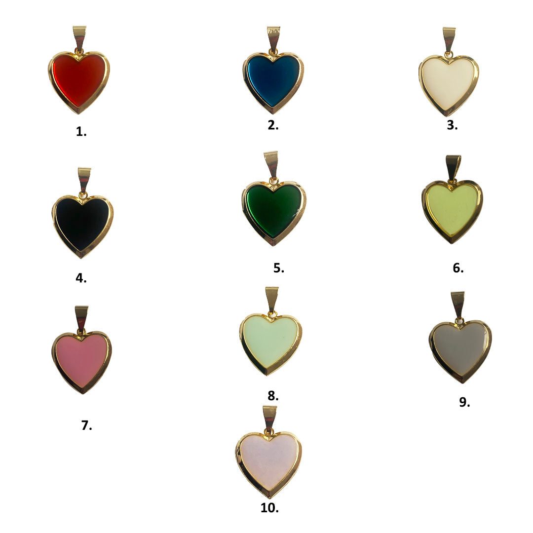 Relicarios en forma de Corazón