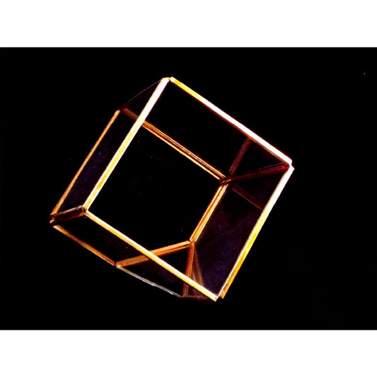 Cubo De Cristal Negro