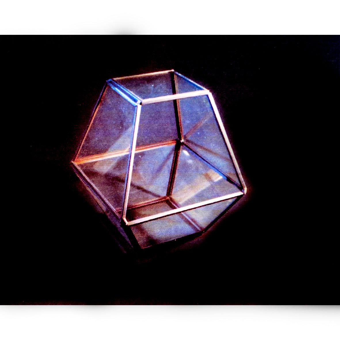 Hexagono De Cristal Negro
