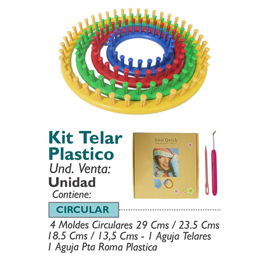 Kit Telar Plastico Circular