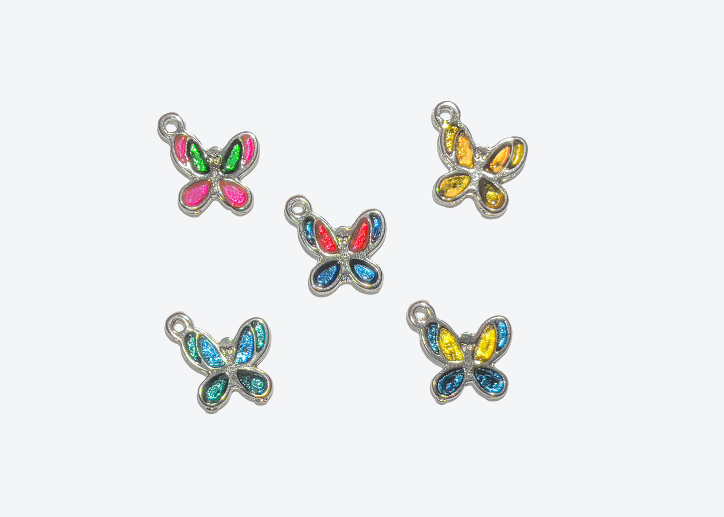 Mariposa Colores Niquel