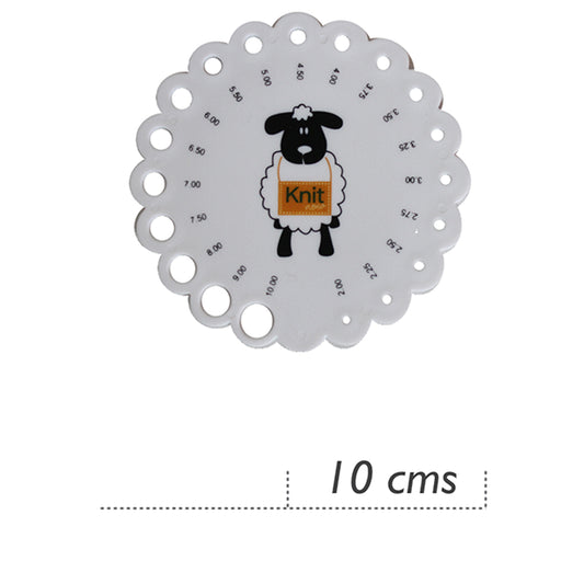 Plantilla Aguja Circular - 10 Cms