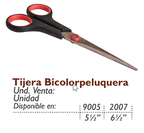Tijera Bicolorpeluquera