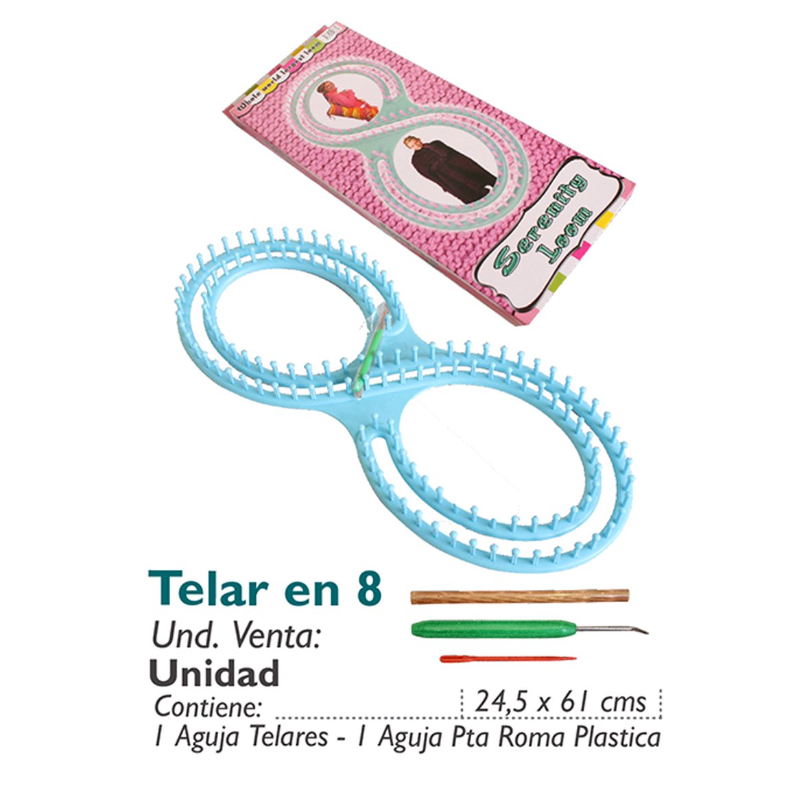 Kit Telar Plastico en 8